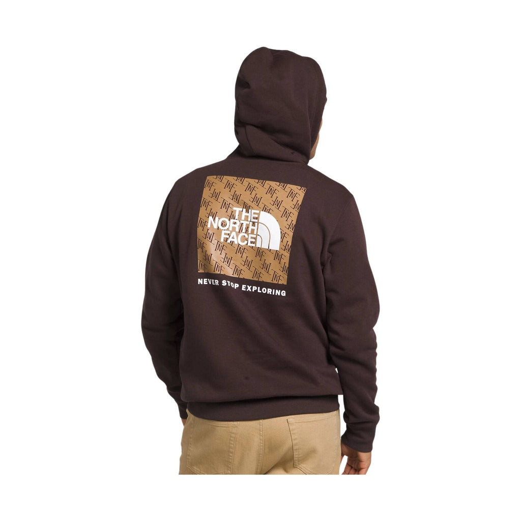The North Face Men's Box NSE Pullover Hoodie - Coal Brown/Monogram - Lenny's Shoe & Apparel
