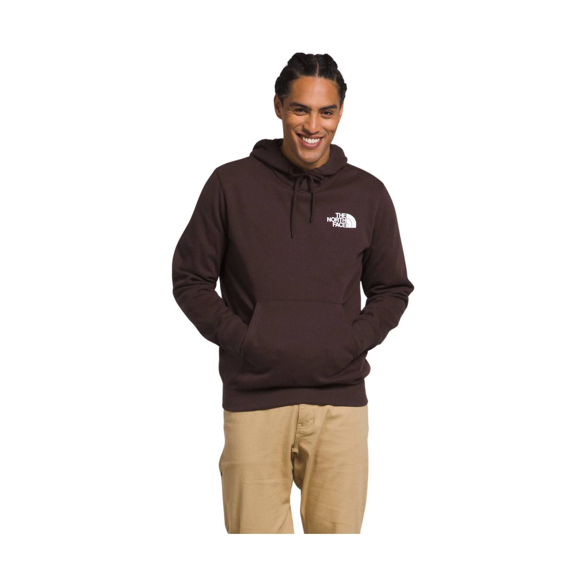 The North Face Men's Box NSE Pullover Hoodie - Coal Brown/Monogram