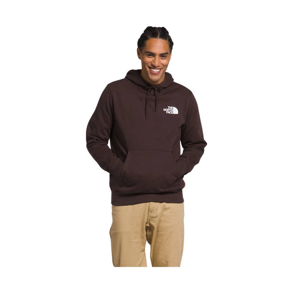 The North Face Men s Box NSE Pullover Hoodie Coal Brown Monogram Lenny s Shoe Apparel