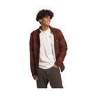 The North Face Men's Campshire Shirt - Brandy Brown Medium Half Dome Shadow Plaid - Lenny's Shoe & Apparel