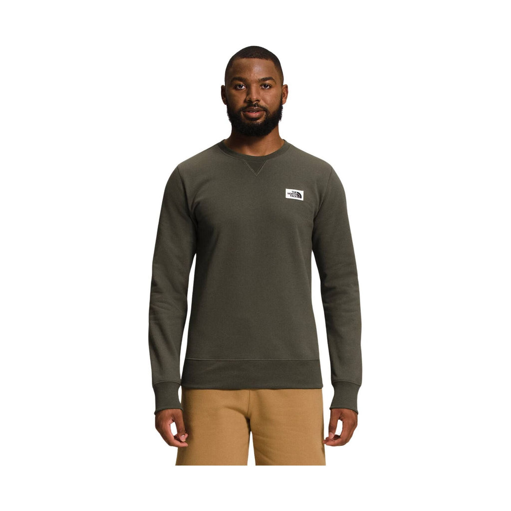 The North Face Men's Heritage Patch Crew - New Taupe Green - Lenny's Shoe & Apparel