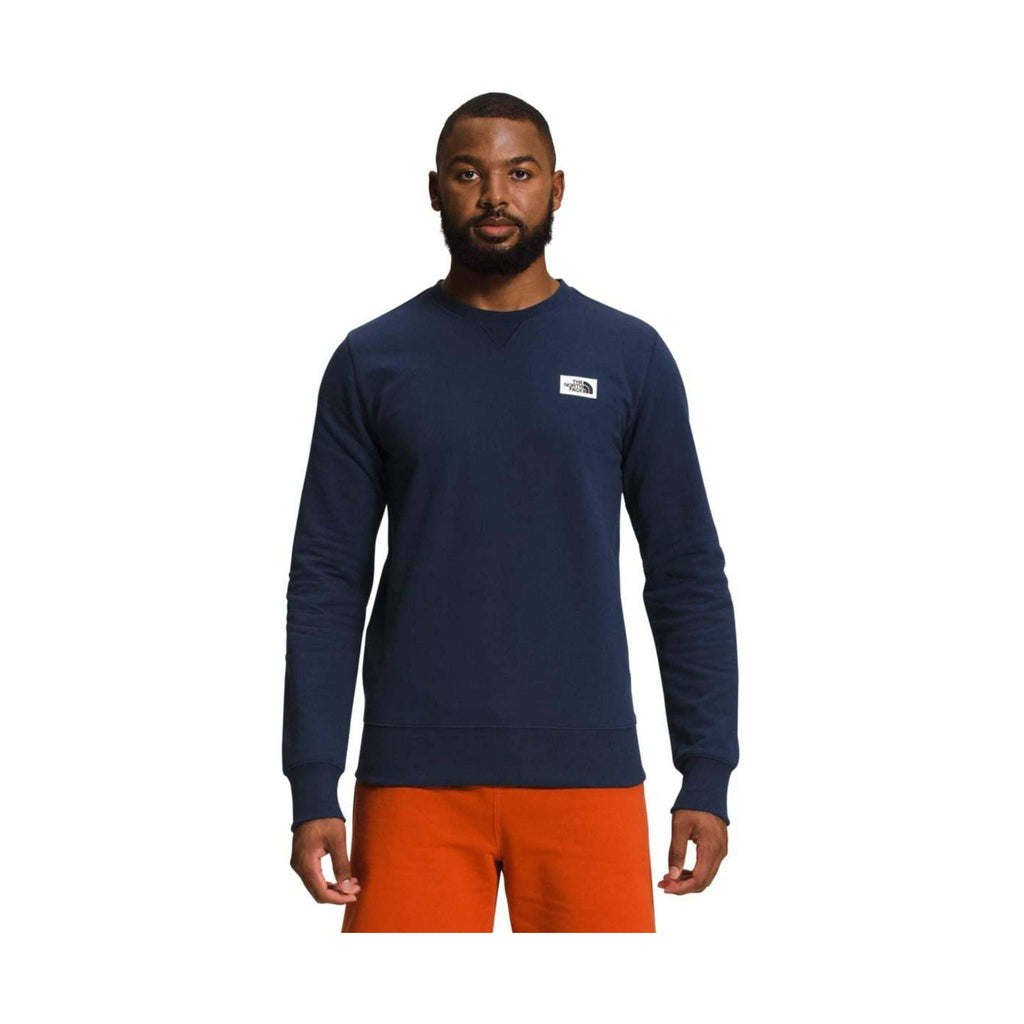 The North Face Men's Heritage Patch Crew - Summit Navy - Lenny's Shoe & Apparel