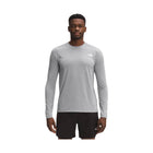 The North Face Men's Wander Long Sleeve Top - Meld Grey Heather - Lenny's Shoe & Apparel