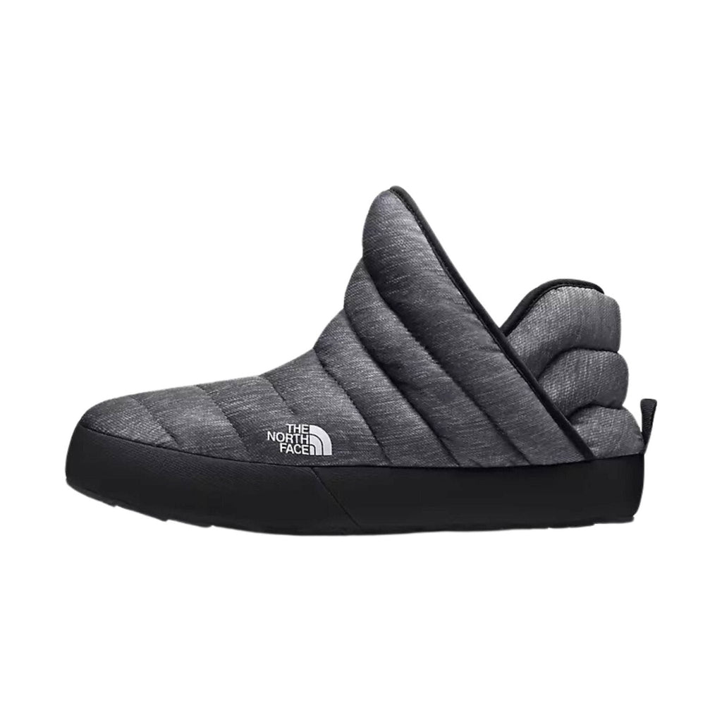 The North Face Women's ThermoBall Traction Bootie Slippers - Phantom Grey Heather Print/TNF Black - Lenny's Shoe & Apparel
