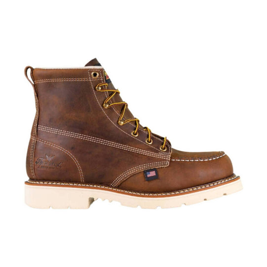 Thorogood Men's American Heritage 6 Inch Moc Steel Toe Work Boot - Crazy Horse - Lenny's Shoe & Apparel