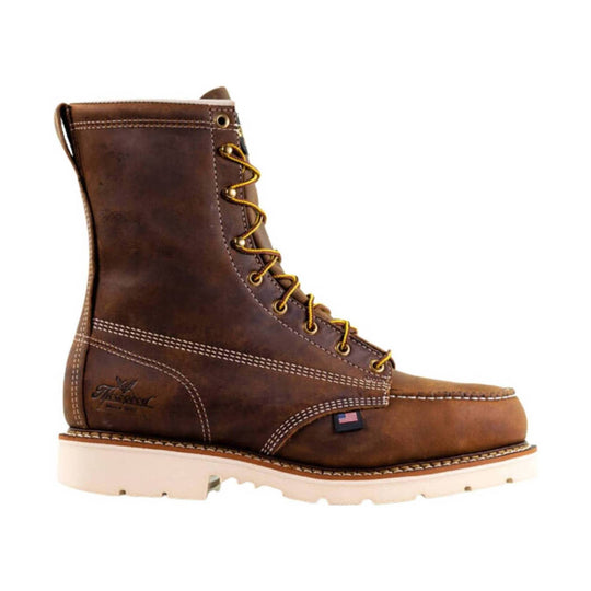 Thorogood Men's American Heritage 8 Inch Moc Steel Toe Work Boot - Crazy Horse - Lenny's Shoe & Apparel