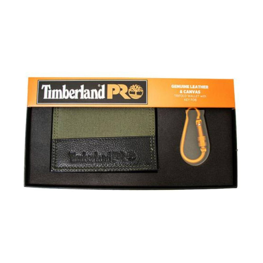 Timberland Pro Canvas Trifold With Carabiner - Green - Lenny's Shoe & Apparel