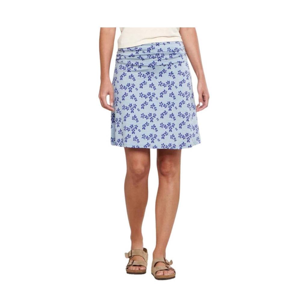 Toad & Co Women's Chaka Skirt - Weathered Blue Print - Lenny's Shoe & Apparel