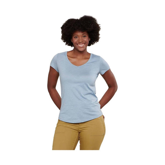 Toad & Co Women's Marley II Short Sleeve Tee - Weathered Blue - Lenny's Shoe & Apparel
