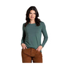 Toad & Co Women's Primo Long Sleeve Crew - Silver Pine - Lenny's Shoe & Apparel
