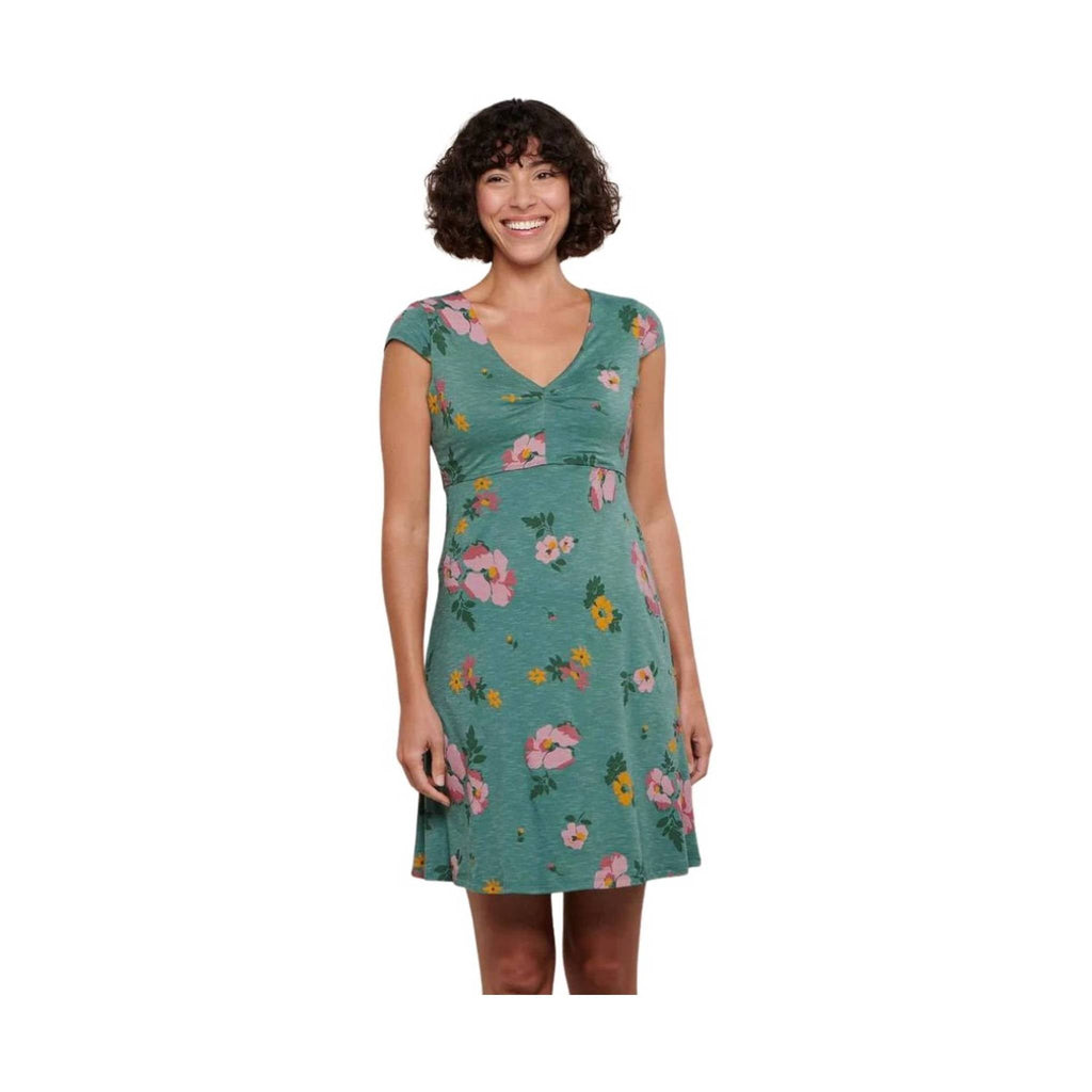 Toad & Co Women's Rosemarie Dress - Silver Pine Floral Print - Lenny's Shoe & Apparel