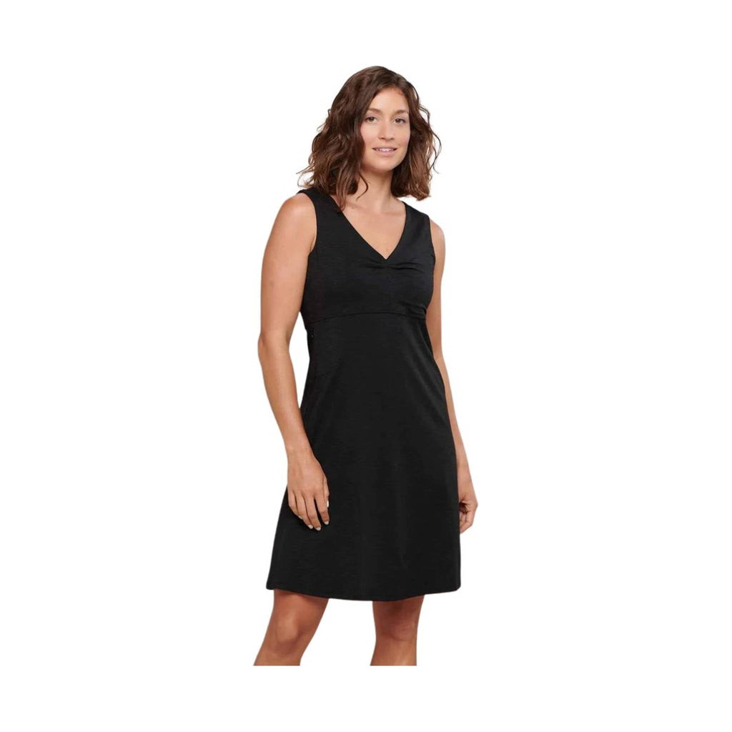 Toad & Co Women's Rosemarie Sleeveless Dress - Black Lenny's Shoe & Apparel Toad & Co Women's Rosemarie Sleeveless Dress - Black Lenny's Shoe & Apparel