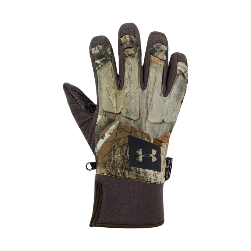 Under Armour Men's Mid Season Wind Stop Gloves - Real Tree Edge - Lenny's Shoe & Apparel