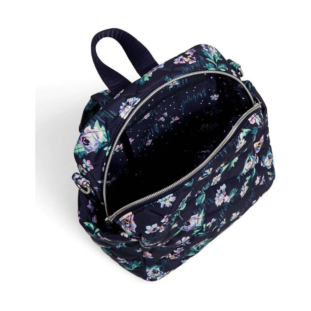 Vera Bradley Convertible Small Backpack - Navy Garden - Lenny's Shoe & Apparel