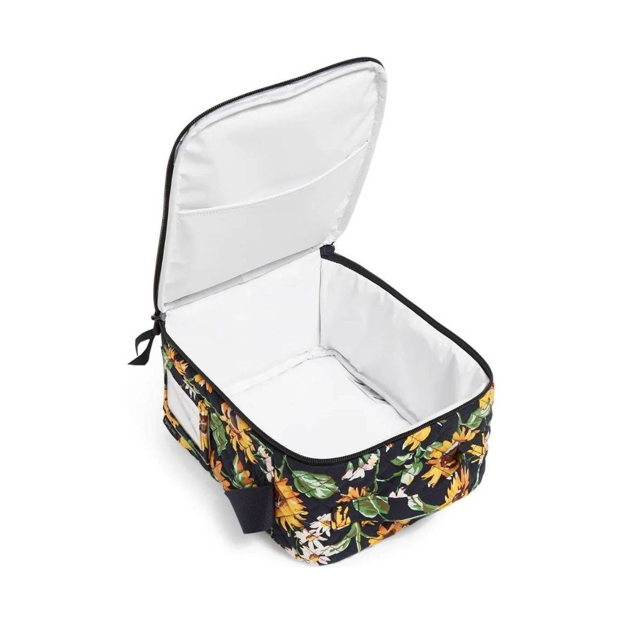 Vera Bradley ReActive Sunflower Sky Women's Expandable Lunch Cooler,  Medical Accessories