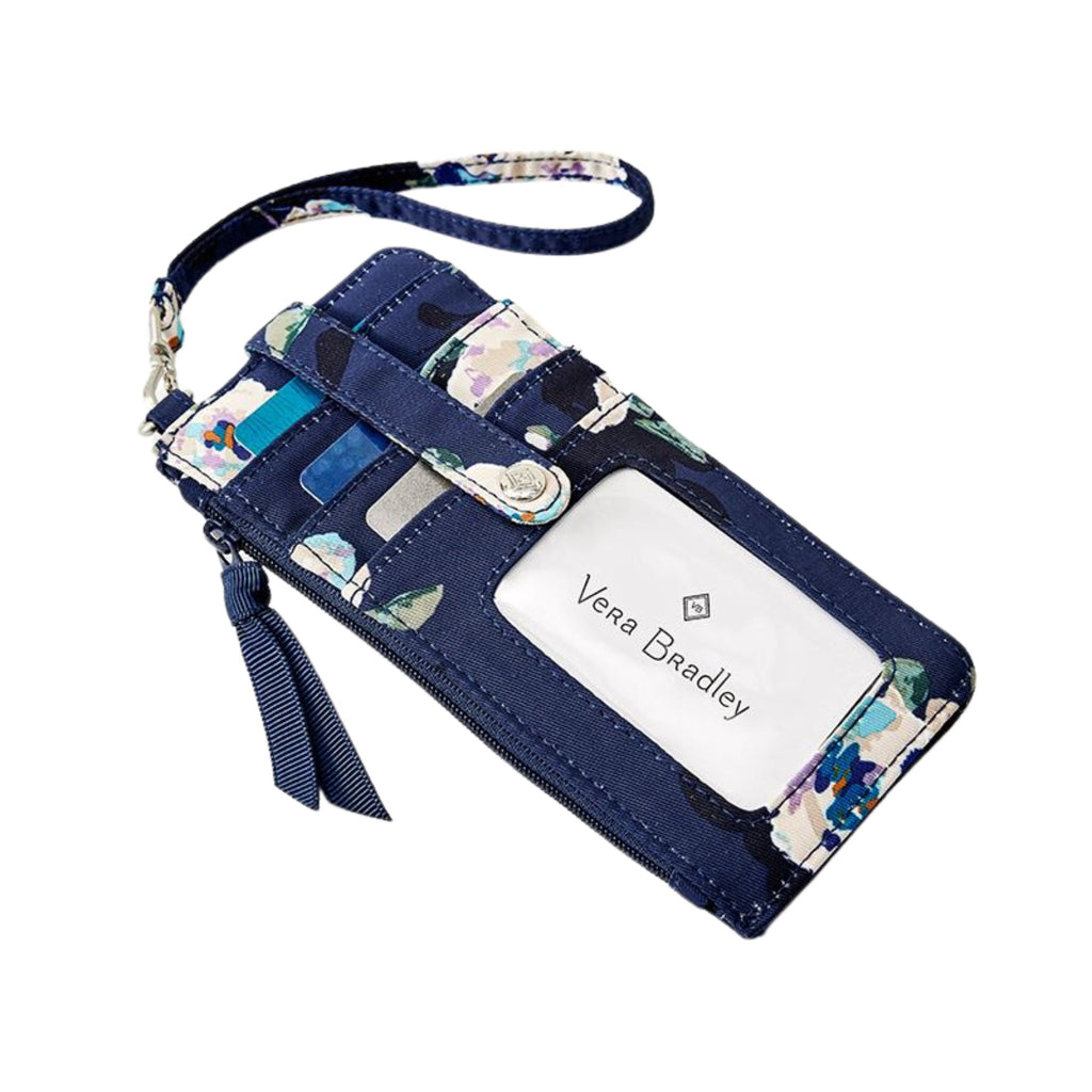 Vera Bradley RFID Ultimate Card Case - Blooms and Branches Navy - Lenny's Shoe & Apparel
