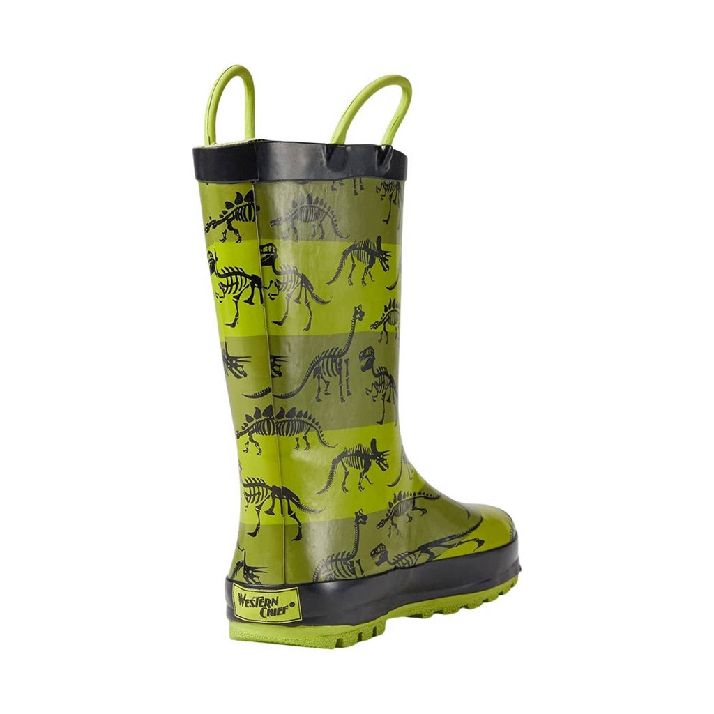 Western Chief Kids' Dino Bones Rain Boot - Green - Lenny's Shoe & Apparel
