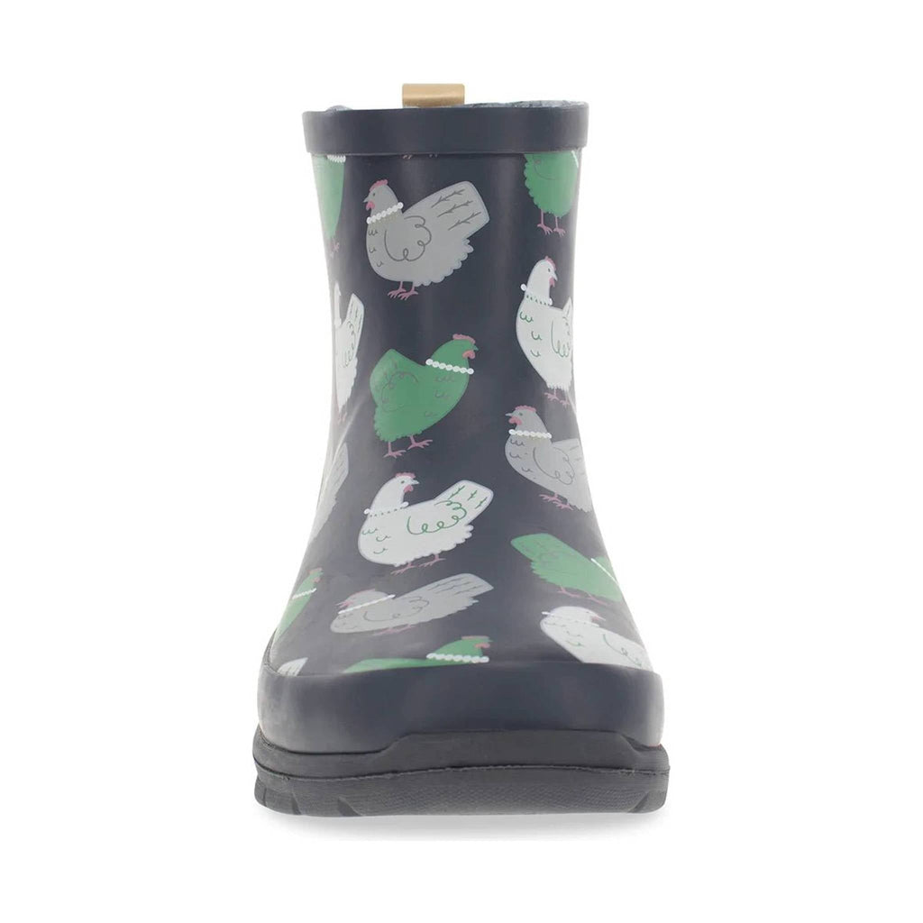 Western Chief Women's Classy Chick Shorty Chelsea Rain Boot - Charcoal - Lenny's Shoe & Apparel