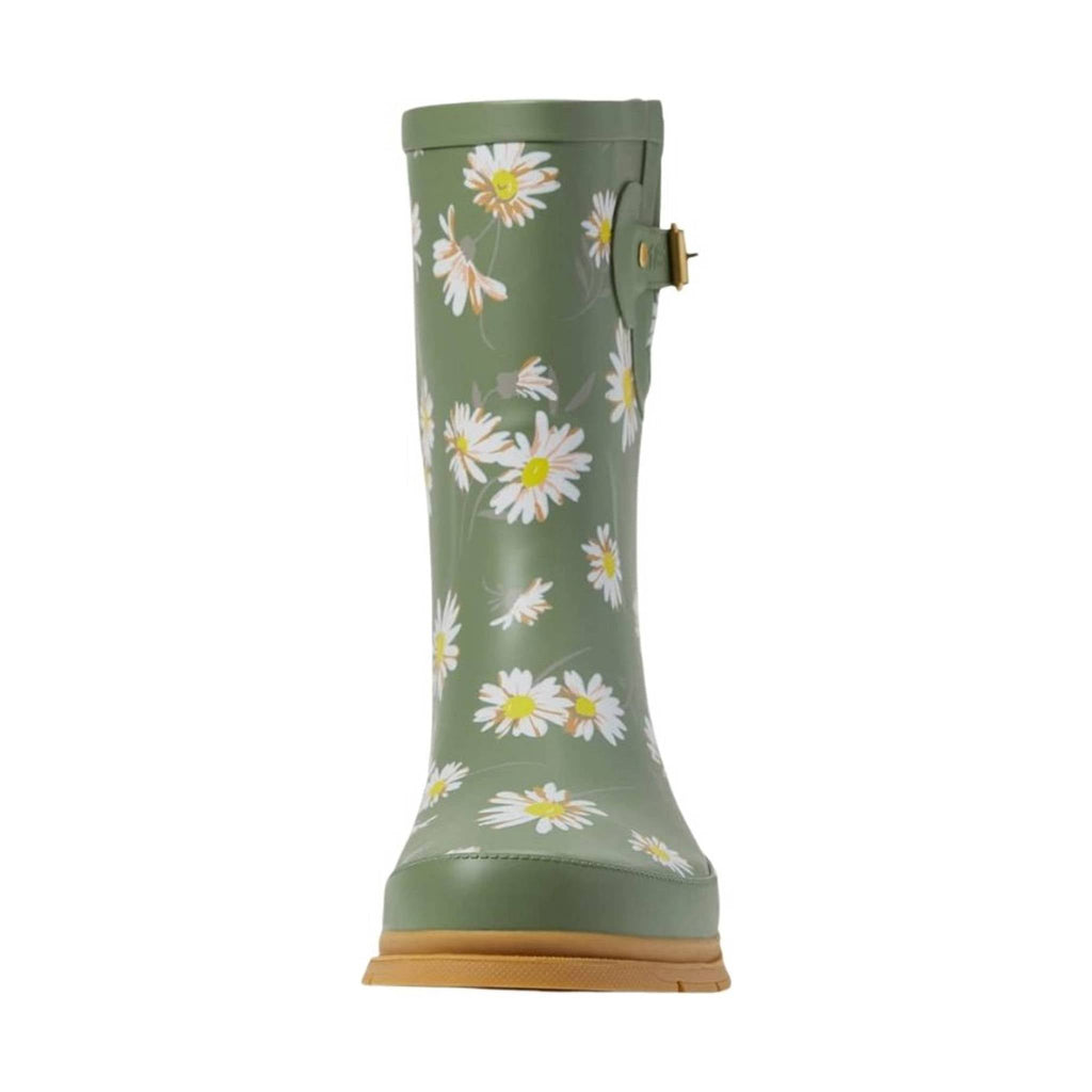 Western Chief Women's Dainty Daisy Mid Rain Boot - Green - Lenny's Shoe & Apparel