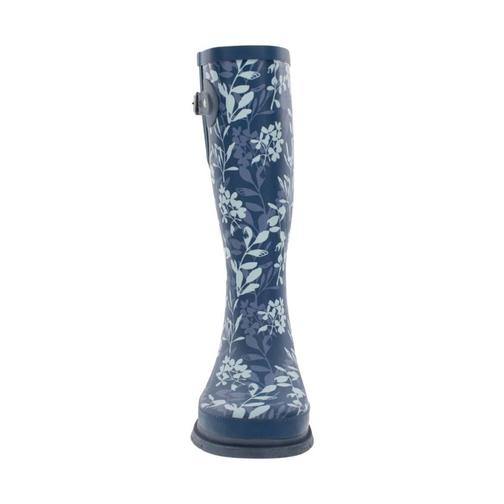 Western Chief Women's Leafy Branches Tall - Navy Blue - Lenny's Shoe & Apparel