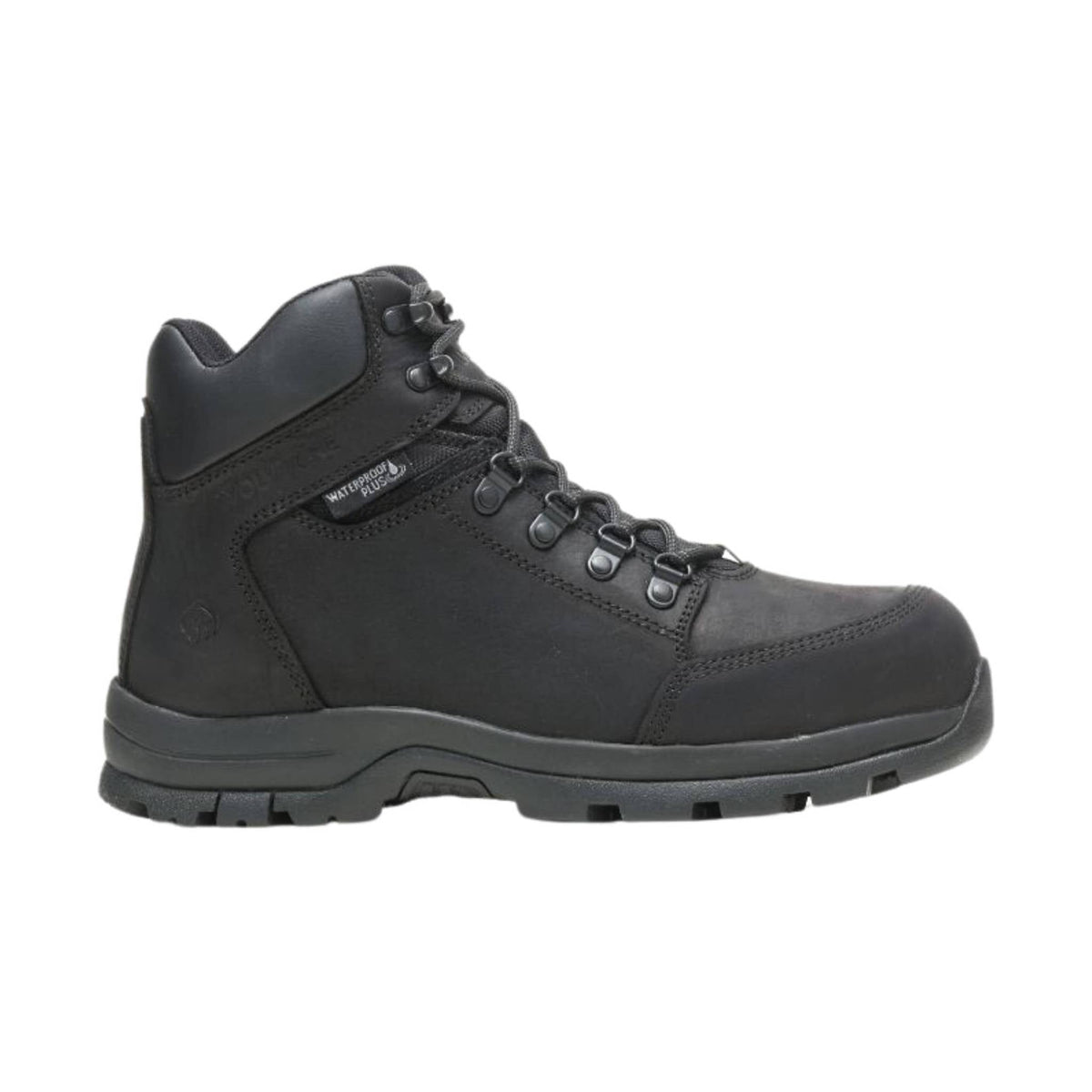 Wolverine Men's Grayson Steel Toe Mid Work Boot - Black – Lenny's Shoe ...