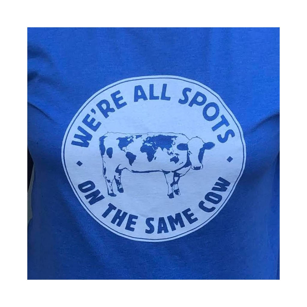 World Cow Circle Tee Shirt - Dark Blue Heather - Lenny's Shoe & Apparel