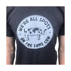 World Cow Circle Tee Shirt - Dark Grey Heather - Lenny's Shoe & Apparel