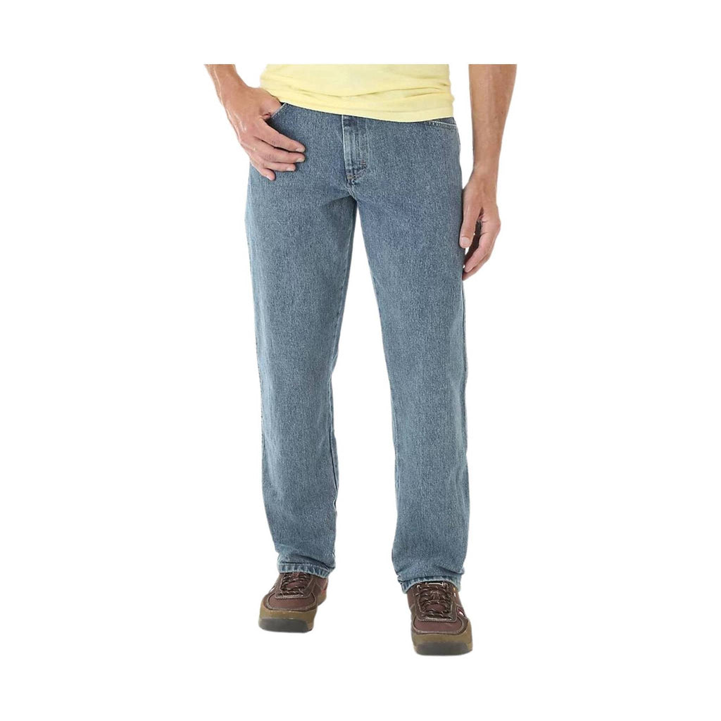 Wrangler Men's 5 Pocket Jean - Grey Indigo - Lenny's Shoe & Apparel