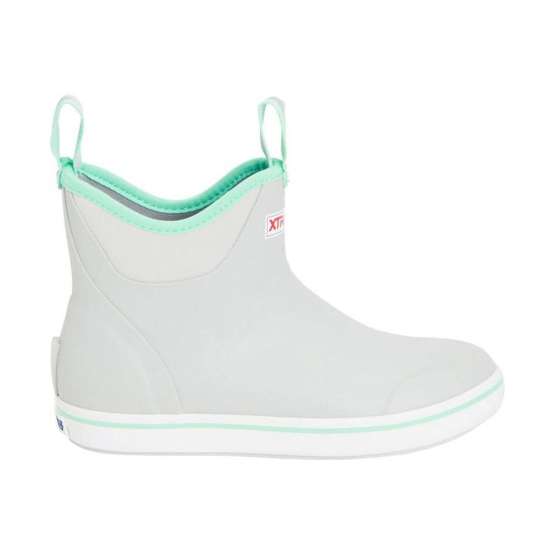 Xtratuf Women's Ankle Deck 6 Inch Rain Boot - Gray - Lenny's Shoe & Apparel