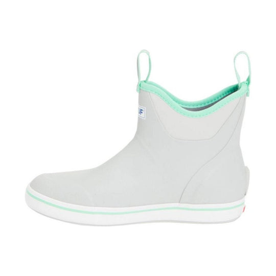 Xtratuf Women's Ankle Deck 6 Inch Rain Boot - Gray - Lenny's Shoe & Apparel