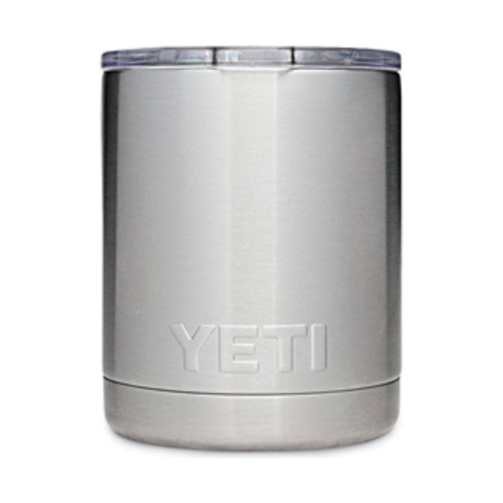YETI Rambler 10 oz Lowball With Standard Lid - Stainless Steel - Lenny's Shoe & Apparel