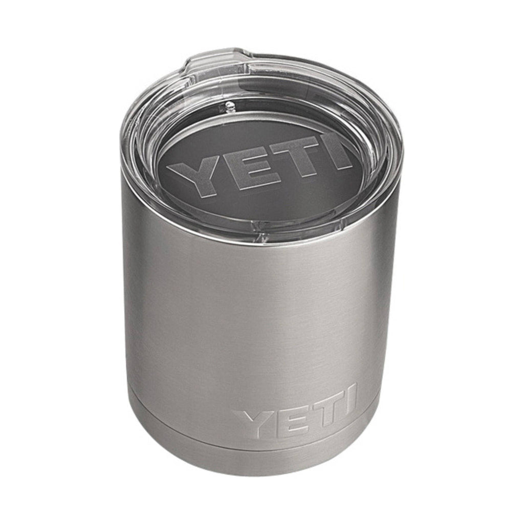 YETI Rambler 10 oz Lowball With Standard Lid - Stainless Steel - Lenny's Shoe & Apparel