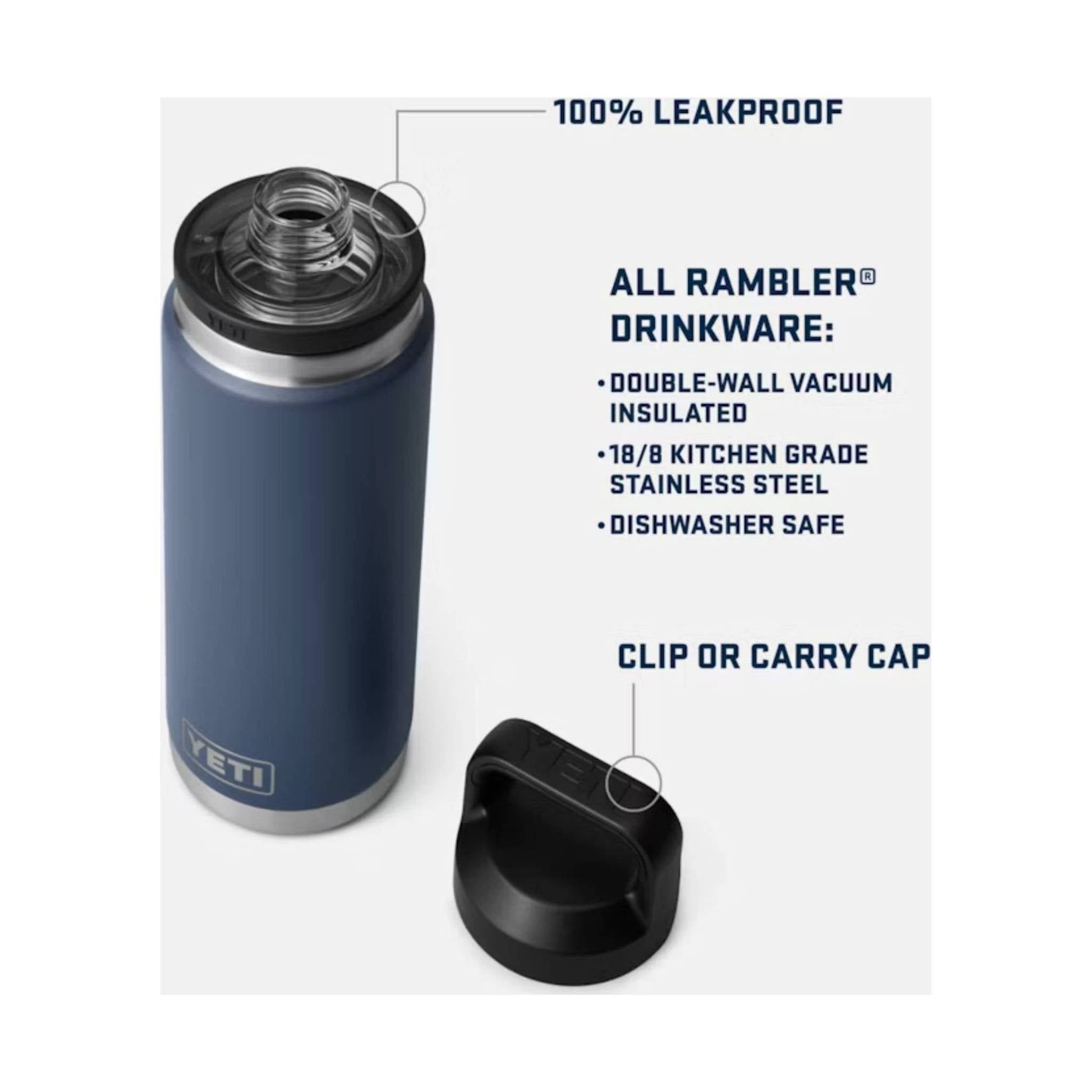 Yeti Rambler® 26 oz. Water Bottle with Chug Cap