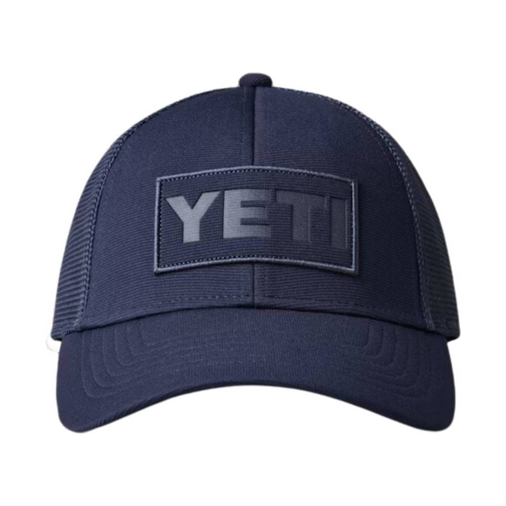 YETI Trucker Hat Patch On Patch - Navy - Lenny's Shoe & Apparel